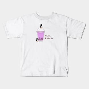 You, me, & boba Tea Kids T-Shirt